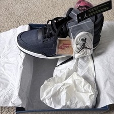 Air Jordan 3 Retro Levi Indigo SP Size 10.5 B...