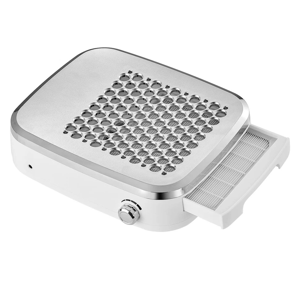 Colector de polvo de uñas profesional con filtro reutilizable y potencia de succión eficiente Foto 3 de 4