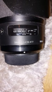 Sigma 24mm f/1.4 DG HSM Art Lens for nikon