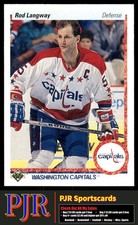 Rod Langway 1990-91 Upper Deck #57 Washington Capitals