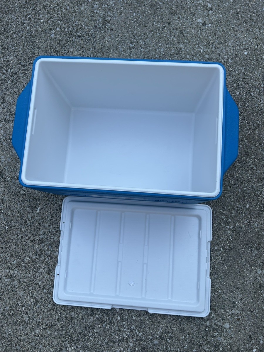 Coleman Party Stacker Cooler Model 9223 Stackable 48 Cans Blue