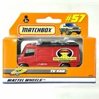 Matchbox #57 TV Van Mercedes-Benz TV News Truck Red 1999 New