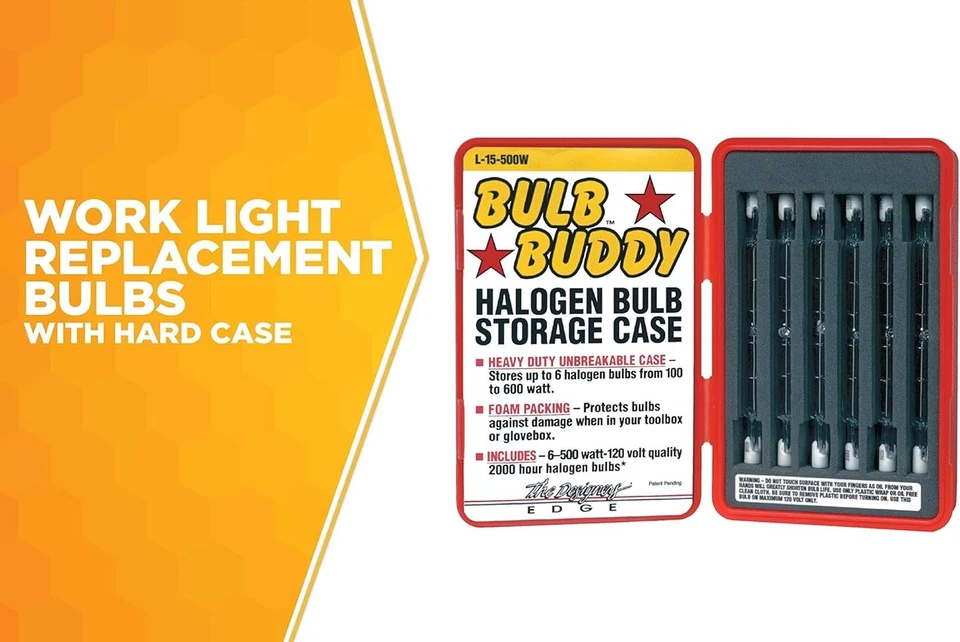 Woods L15 Designers Edge L15 Work Light Replacement T3 Hard Case 500Watt 6 - Image 4 of 4