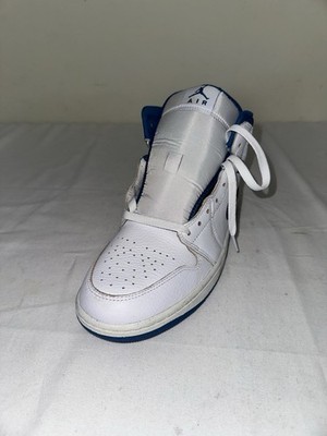 Nike Air Jordan 1 Mid Industrial Blue White Shoe Size 10 Only Left Shoe