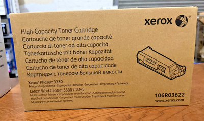GENUINE Xerox 106R03622 HIGH YIELD Toner Cartridge 3330 3335 3345 NEW SEALED!