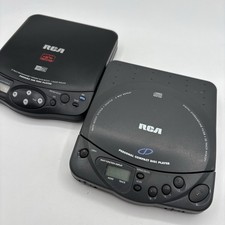 2 RCA Portable Car / Personal CD Players For Parts Only NOT WORKING