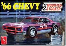 Platz AMT 1/25 1966 Chevy Impala Stock Car Plastikmodell AMT1183 (Auto)