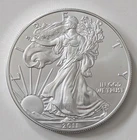 2011 AMERICAN SILVER EAGLE ASE .999 FINE SILVER 1 TROY OUNCE BU