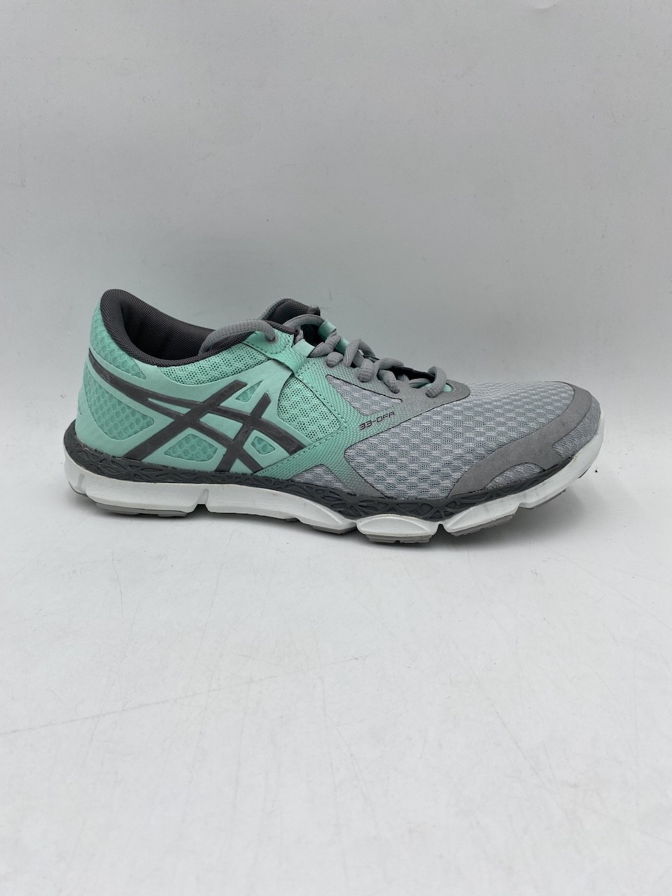 ASICS 33-DFA Women's NEW Sneakers Gray/Charcoal/Mint Multiple Sizes thumbnail 4