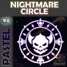 Roblox World Zero WZ - NIGHTMARE CIRCLE - PASTEL HEX ITEMS