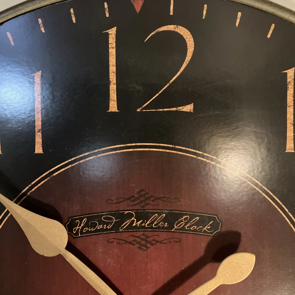 Beautiful Howard Miller Harmon Gallery Wall Clock 625374 - Retails at $339 new! - Image 3 of 4