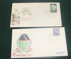 1962 AUSTRALIA CHRISTMAS FDC COVER + COUNTRY WOMEN OF THE WORLD FDC X2 PMK ADELA