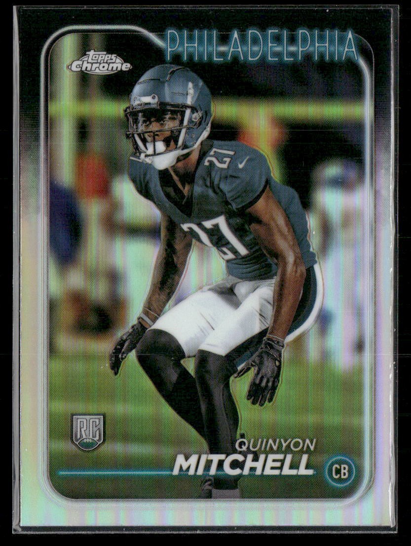 Quinyon Mitchell Topps Chrome #229 Prizm Refractor