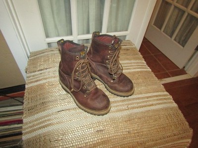 Carolina Women s Logger Work Boot CA421 Size 5 M Brown Soft Toe