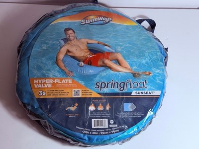 Swimways Spring Float Recliner Pool Float With Cup Holder