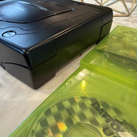 Sega Saturn Console Bundle w/ Virtua Fighter 2 & Daytona USA Tested Works Rare