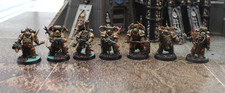Deathguard 7x Plague Marines, Artist Painted, ID 3876