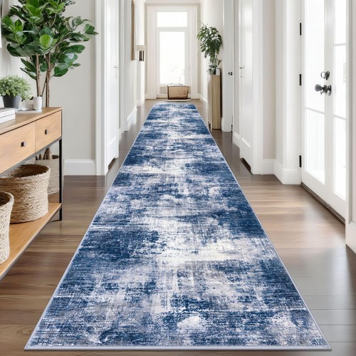 IOHOUZE Abstract Runner Rug 3x18 Ft Washable Runners for Hallways, Non ...