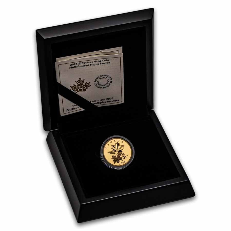 2026 Canada 1 oz Gold $200 Multifaceted Maple Leaves (Box/COA) | eBay