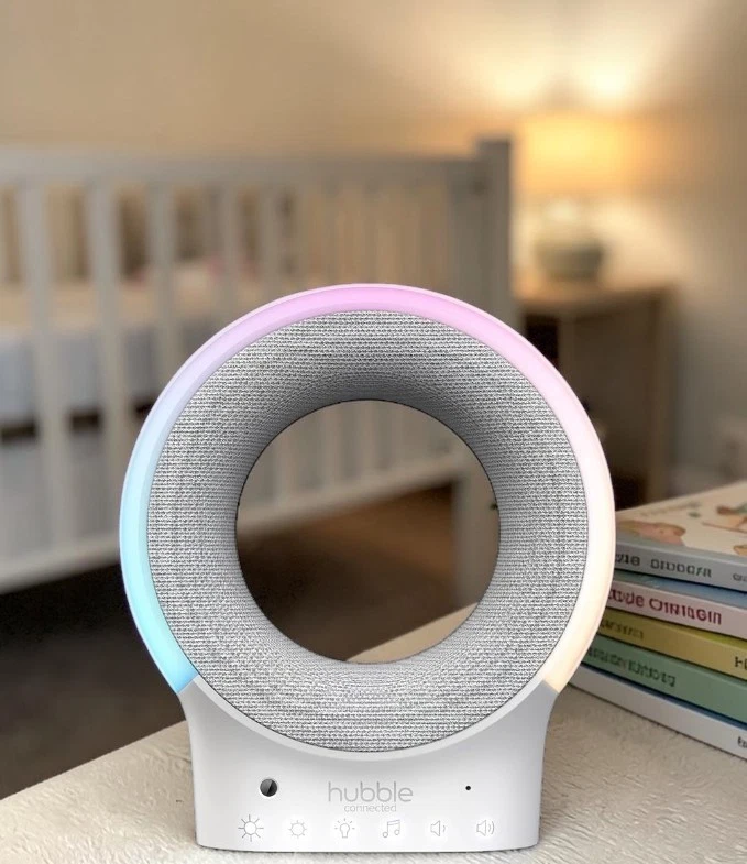 Smart Baby Monitor Hubble Eclipse Audio Soother 7 Colour Night Light Nursery