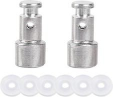 2 Pcs Universal Replacement Floater Valve with 6 Pcs Silicone Gaskets Electric