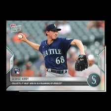 George Kirby - 2022 MLB Topps Now Card 272 - Print Run: 944 Seattle Mariners