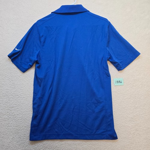 Nike Dri Fit Golf Polo Shirt Mens Blue Size Small Polyester Pre-owned - Picture 5 of 5