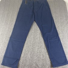 Banana Republic Men  s Chino Pants 36x34 Blue Straight Leg Stretch NWT