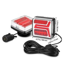 Uimoso Led Trailer Tail Lights Kit 2pcs Waterproof Turn Stop Lights For Trucks