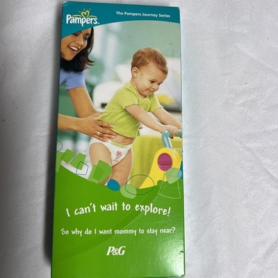 Pampers Promotional Diaper 2005 1 T-2T First Steps Diaper 16-28 Lbs Unopened 