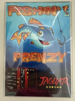 Atari Jaguar Fishin  Frenzy Cartridge Wave 1 Games Prototype Game