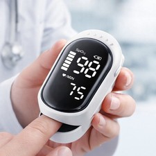 Rechargeable Pulse Oximeter Fingertip Oxygen Monitor Fingertip w/SpO2 Pulse Rate