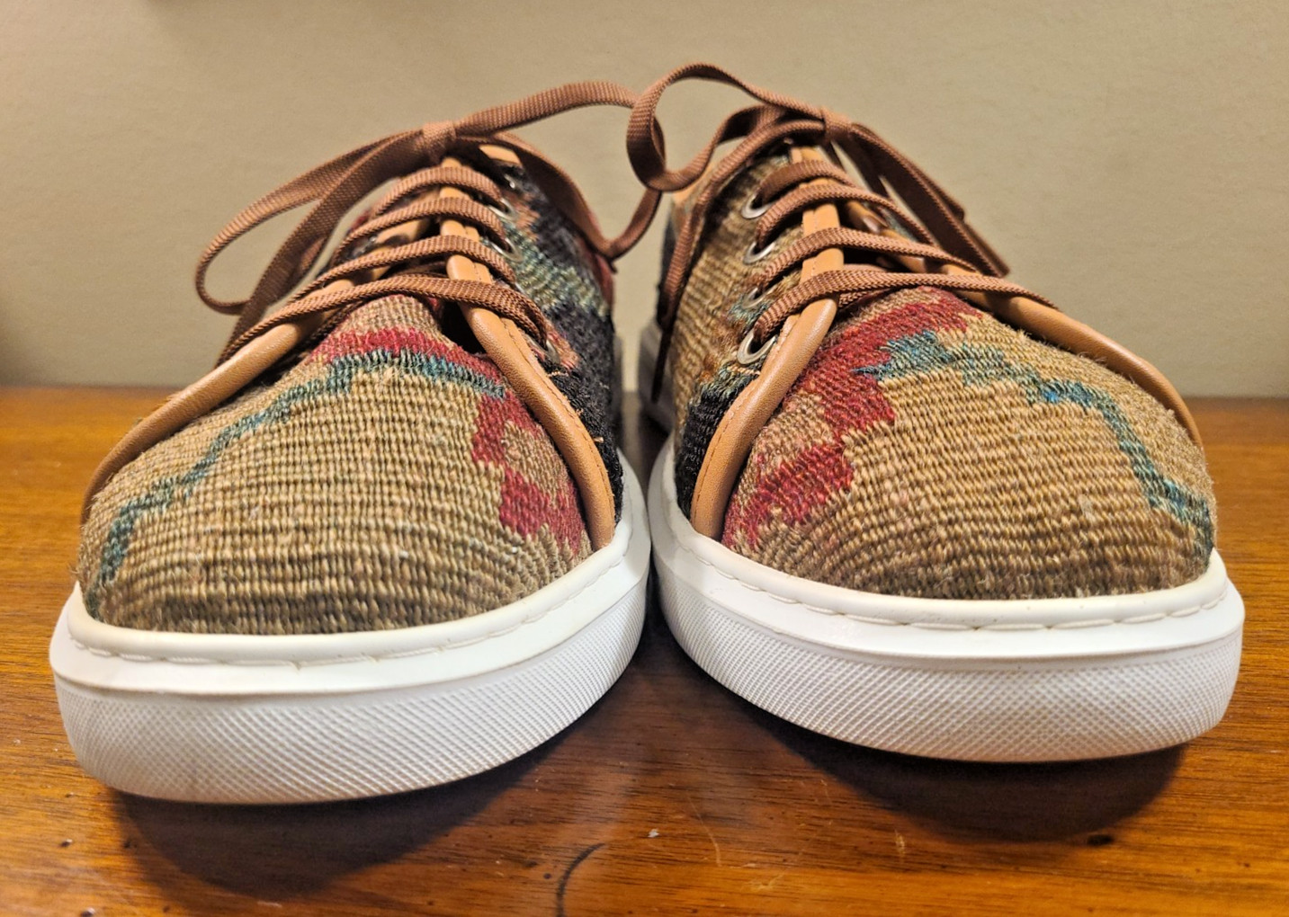 El Rincon De Fehmi Turkish Kilim Converse Size 44 Handmade Lace Up Sneaker thumbnail 2