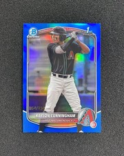 2025 Topps Bowman Draft Chrome Blue #BDC-84 Kayson Cunningham 1st 64/150 QI95
