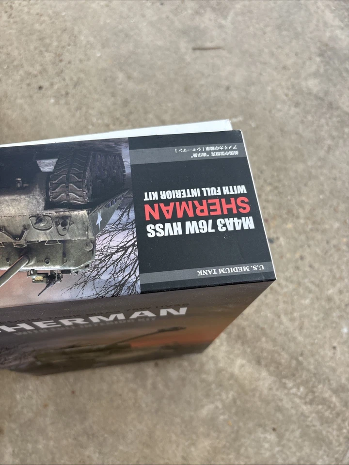 MODELO RYEFIELD ESCALA 1/35 EE. UU. KIT MODELO SHERMAN TANQUE MEDIANO M4A3 76W HVSS Foto 3 de 4