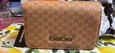 Bebe Womens Crossbody Purse In Sand Color NEW...
