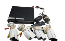 SWANN SWDVR9-4200 9 Channel DVR  - Cords (4) SWPRO-642CAM Remote SWDVR-94200H