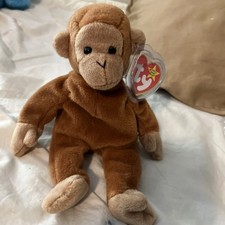 Ty Beanie Baby - BONGO the Monkey 8.5" NEW MWMTs Plush Stuffed Animal Toy