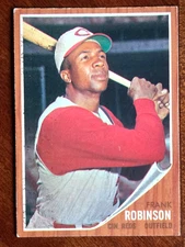 1962 Topps Frank Robinson #350 - Very Good, great centering, MLB Hall of Fame