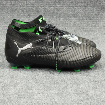 PUMA Future 8 Ultimate FG Soccer Cleats Men's Size 7.5 Black Green 108138-02