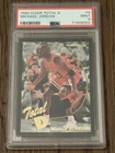 1992 Fleer Total D Michael Jordan Insert Card #5 of 15 Graded PSA 9 Bulls!
