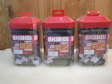 Lot Of 3 Skibidi Toilet Battle Bucket 20-Figure Set - Series One - FREE SHIP