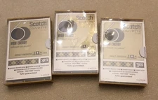 Scotch C-60 High Energy Lot of 3 Cassette Tapes C-60 High Energy Free Shipping