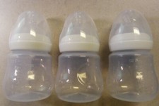 Baby Bottle 0 BisphenolA, Unbreakable, Boiling Disinfecion White, 6 OZ. Lot of 3