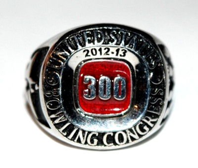 USBC 300 United States Bowling Congress Award Ring WON BY JIM CONNER ...