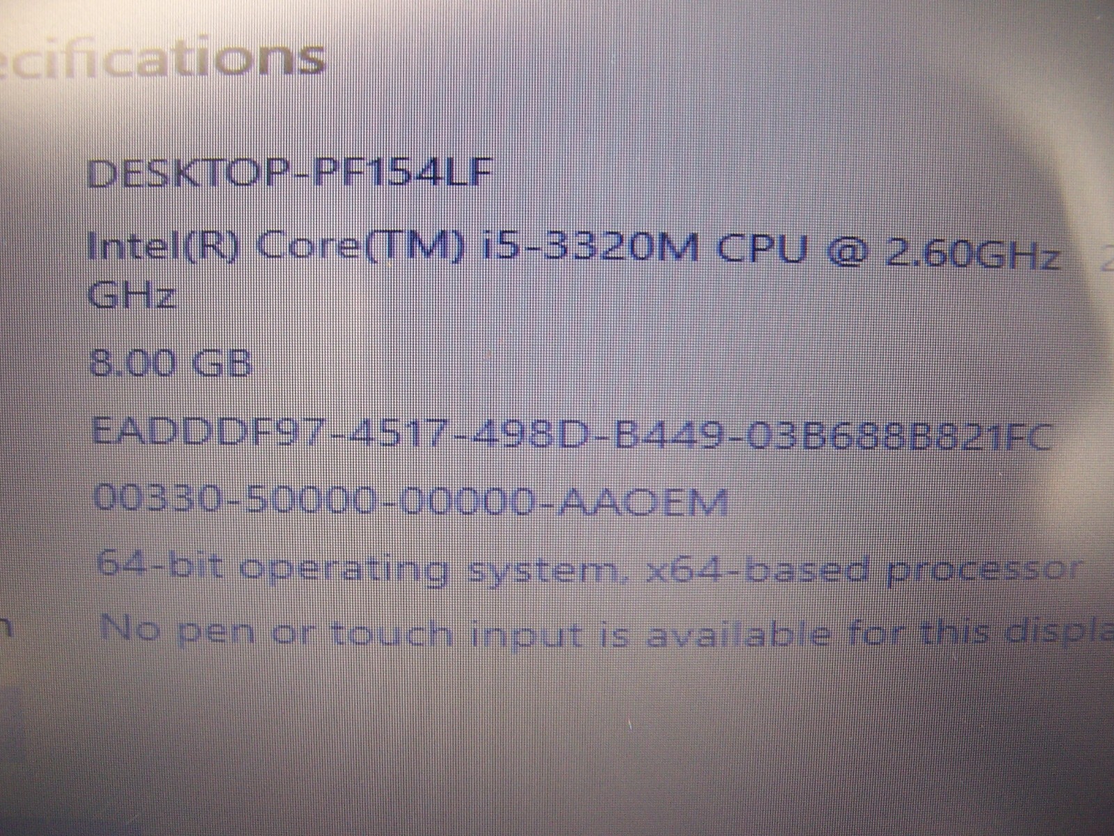 Toshiba Tecra R950 Laptop Intel Core i5-3320M @ 2.6GHz 4GB RAM NO HDD R950-S9530 - Picture 4 of 11