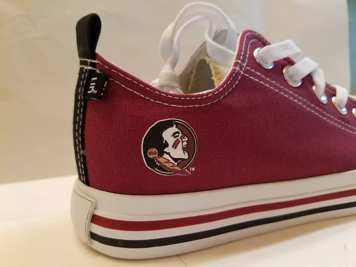 Skicks Florida State Seminoles Low Top Shoes Size Mens 5 Women 7 Sneakers NEW