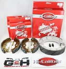 QUALITY GROOVED Front and Rear Brake Shoes +Springs Honda TRX 350 Rancher
