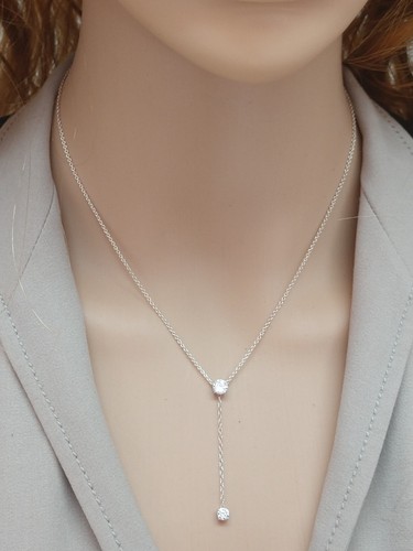 Sterling Silver Women's Rosary Necklace 