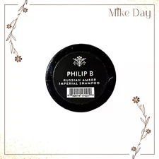 Philip B Russian Amber Imperial Shampoo Travel size 0.5 oz / 15 ml New in Stock 